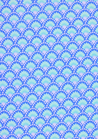 Cotton precut 50 x 70 cm - Wasabi washed blue