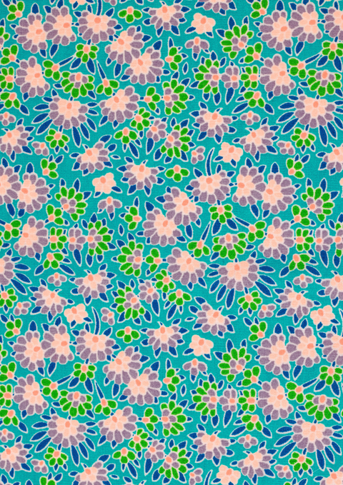 Calendula vert (cotton poplin)