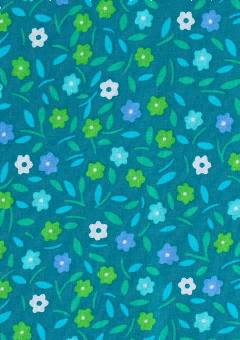 Peace and Love vert (cotton poplin)