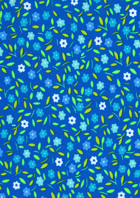 Peace and Love outremer (cotton poplin)