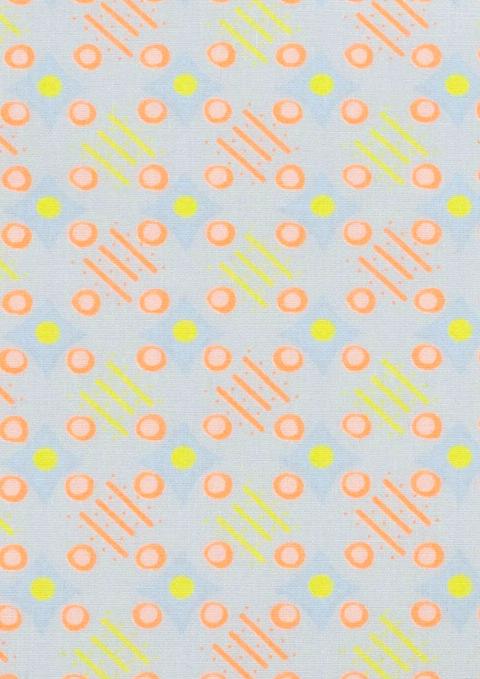 Satellite of love washed blue (cotton poplin)