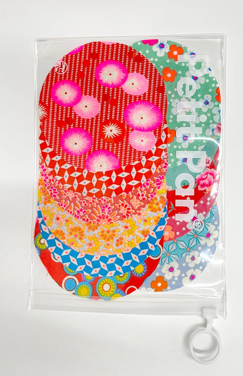 kit de 12 rond de tissus  (fabric-square bundle)