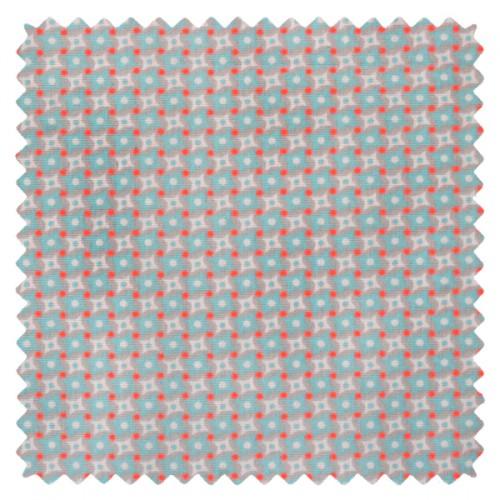 Tissu coton Oeko-Tex Petit Pan Bruyère gris argent