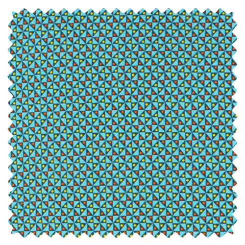 Tissu coton Oeko-Tex Petit Pan Mulino bleu