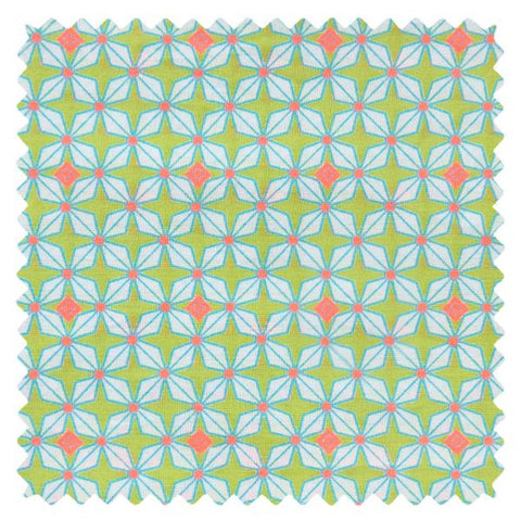 Tissu coton Oeko-Tex Petit Pan Hélium lime