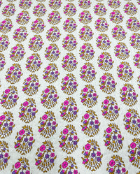 Quilted cotton 6 m - Shalin écru