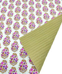 Quilted cotton 6 m - Shalin écru