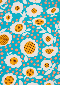 Pilipili azur (oilcloth precut)