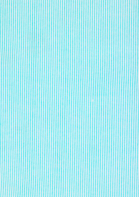 Rigato azur (cotton poplin)