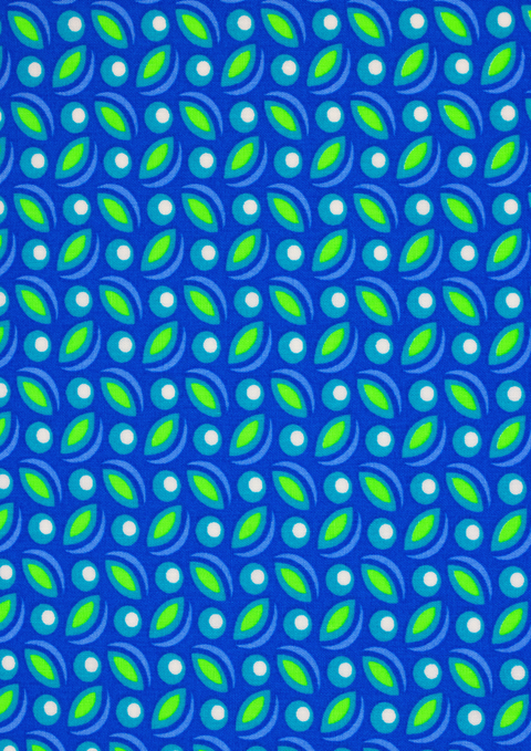 Cereal outremer (cotton poplin)