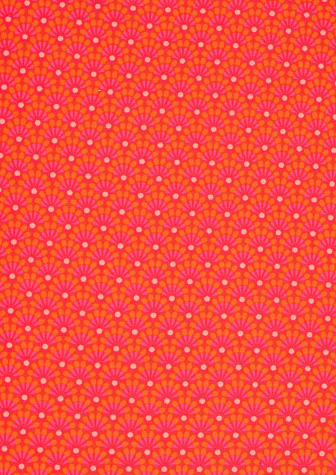 Zazen tangerine (cotton poplin)