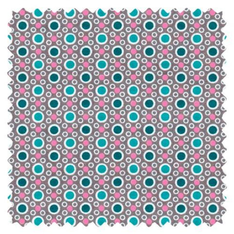 Tissu coton Oeko-Tex Petit Pan Bulle gris