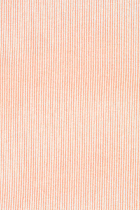 Coton imprimé Rigato rose sable