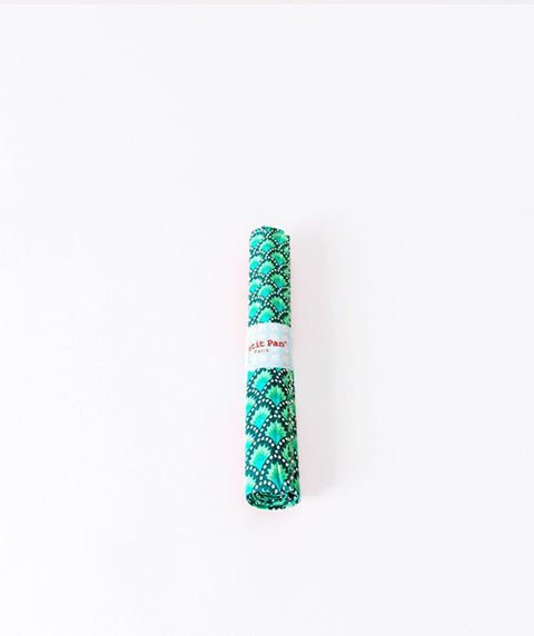 Coupon coton Wasabi émeraude PETIT PAN