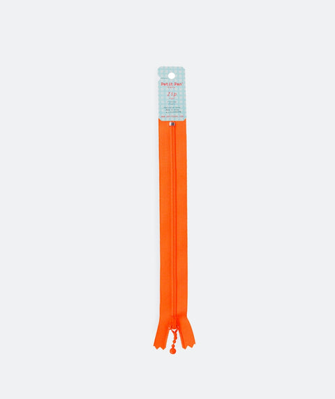 orange fluo (beaded zip)